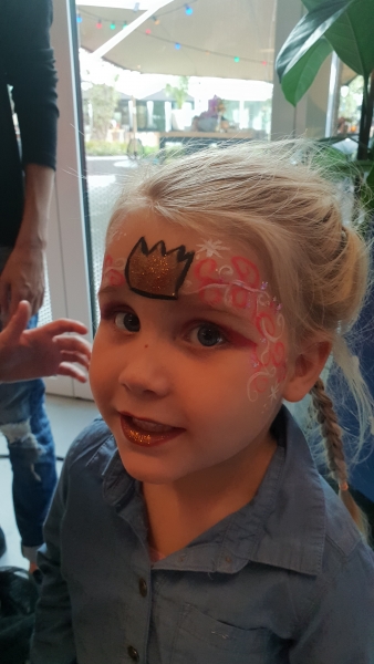 Facepaint prinses kiekeboe | 